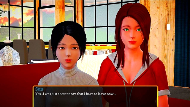 Teen Brunette With Big Ass Enjoys Erotic Fun In My New Family Hentai