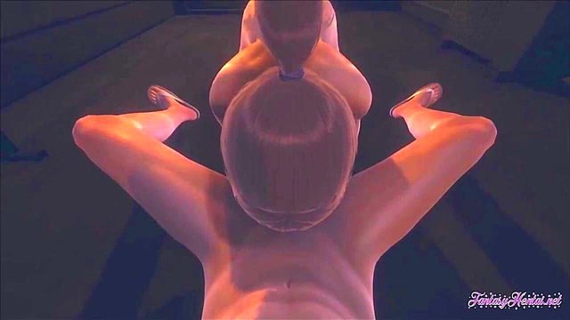 Sasha Sucks & Gets Fucked Hard in Alley – 3D Hentai POV Creampie Blowjob