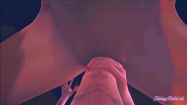 Sasha Sucks & Gets Fucked Hard in Alley – 3D Hentai POV Creampie Blowjob