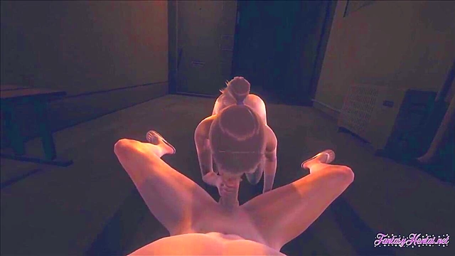 Sasha Sucks & Gets Fucked Hard in Alley – 3D Hentai POV Creampie Blowjob