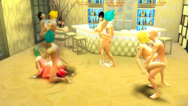 Dragon Ball Slave Maids – Heroes Punish Unfaithful Wives With Hardcore Anal Sex