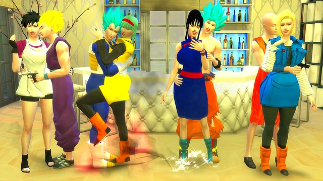 Dragon Ball Slave Maids – Heroes Punish Unfaithful Wives With Hardcore Anal Sex