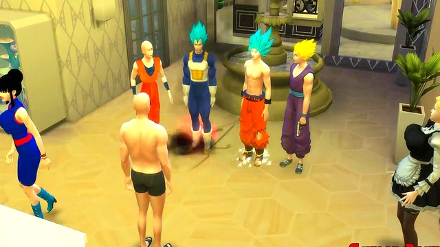 Dragon Ball Slave Maids – Heroes Punish Unfaithful Wives With Hardcore Anal Sex