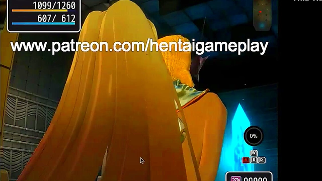 Blonde Beauty Fucks Men & Goblin in 3D Hentai Game Pricia Defense