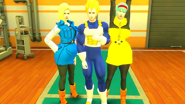 Vegeta’s Hardcore Dragon Ball Hentai Adventure – Fucking Bulma & 18’s Anal