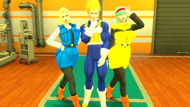 Vegeta’s Hardcore Dragon Ball Hentai Adventure – Fucking Bulma & 18’s Anal