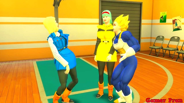 Vegeta’s Hardcore Dragon Ball Hentai Adventure – Fucking Bulma & 18’s Anal