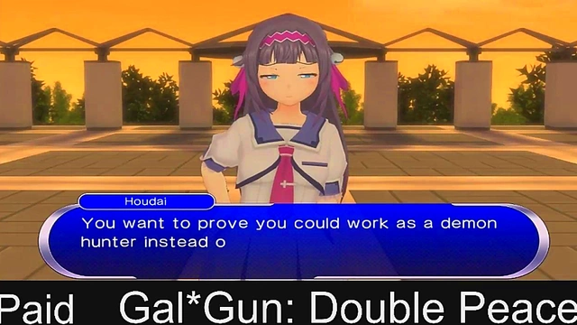 Final Gal*Gun Anime – Game Shooter Couple Enjoy Intense Hentai Action