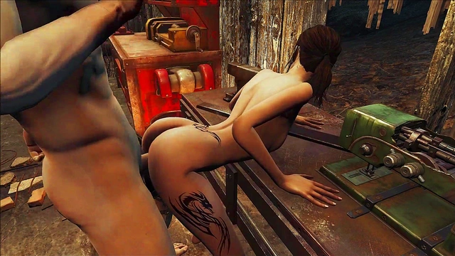 Teen Brunette enraptured in Fallout 4 Anime Anal Adventure