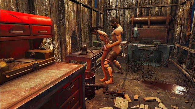 Teen Brunette enraptured in Fallout 4 Anime Anal Adventure