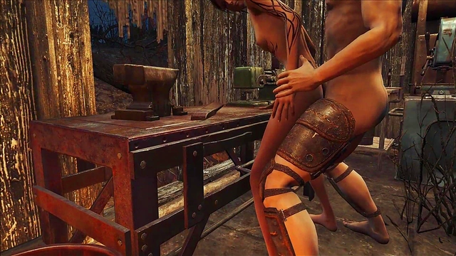 Teen Brunette enraptured in Fallout 4 Anime Anal Adventure