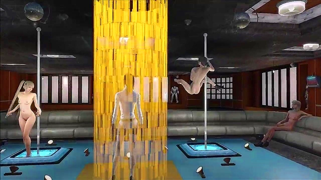 Sexy Brunette Shows Off Hot Panty Fashion in Fallout 4 Anime Style