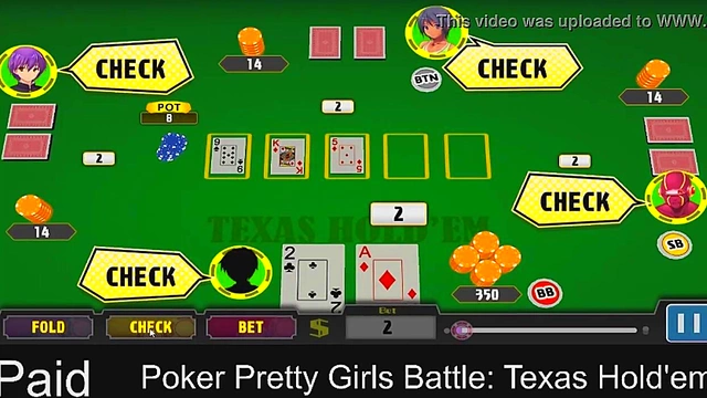 Sexy Anime Girls Play Steamy Poker for Erotic Stakes in Texas Hold'em