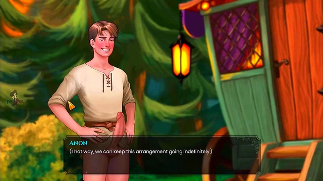 Elven Princess Masturbates With Magic & Big Dick Farmhand Action