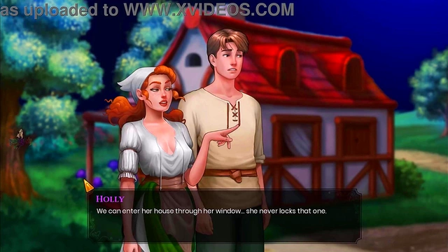 Elven Princess Masturbates With Magic & Big Dick Farmhand Action