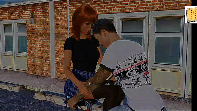 Hot Redhead Teen With Big Tits Takes Dick In 3D Hentai Adventure