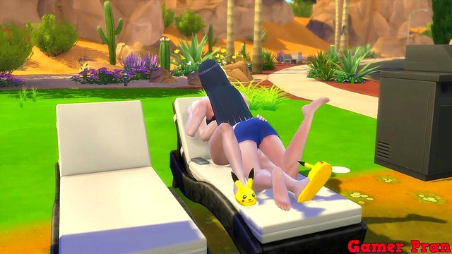 Hinata Teaches Step-Brother Hardcore Anime Sex in Naruto Hentai Scene