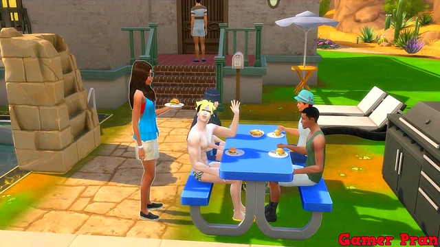 Hinata Teaches Step-Brother Hardcore Anime Sex in Naruto Hentai Scene