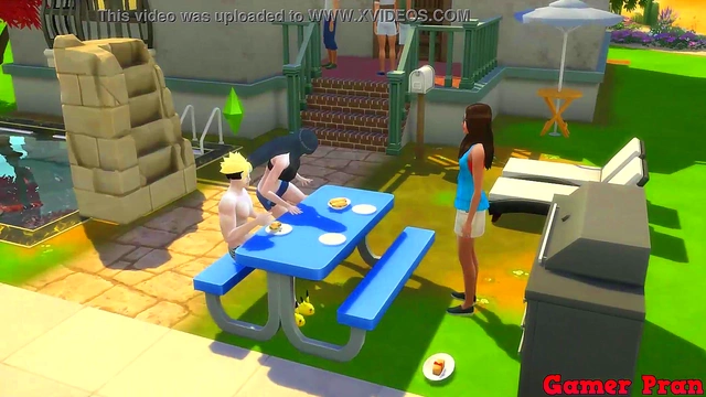 Hinata Teaches Step-Brother Hardcore Anime Sex in Naruto Hentai Scene