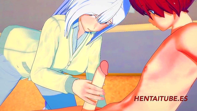 Rei Rides Shota Todoroki's Dick Hard in Boku No Hero Academia 3D Hentai Uncensored