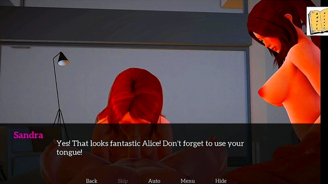 Cute Cartoon Girl Explores Erotic Adventures in Her New Family Home