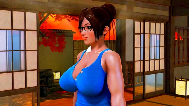 Plump Mei Bounces Big Tits & Fingers Pussy in Honey Select Milf Action