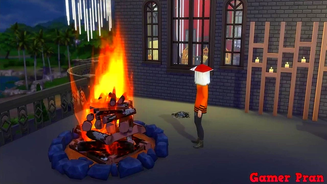 Hinata Cheats on Naruto – Hot Milf Bonfire Sex With Bartender Cuckold Drama