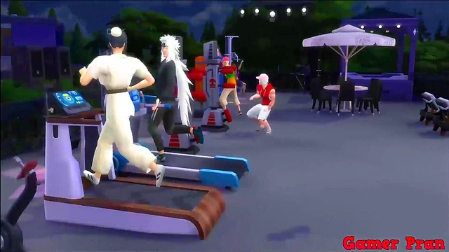 Hinata Cheats on Naruto – Hot Milf Bonfire Sex With Bartender Cuckold Drama