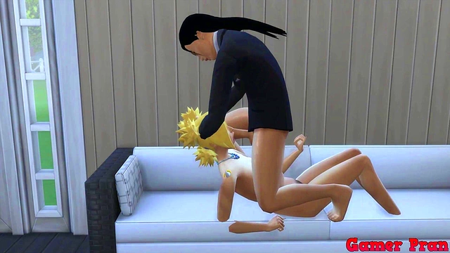 Hashirama Commands Temari for Hardcore Anal Sex in Naruto Shippuden Scene