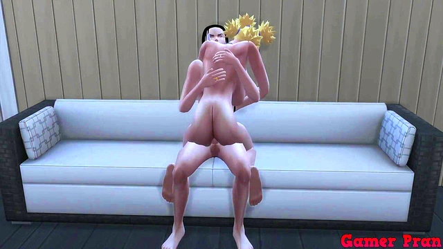 Hashirama Commands Temari for Hardcore Anal Sex in Naruto Shippuden Scene