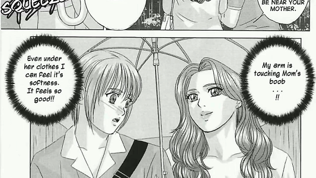 Step-Mother Seduces Her Teen Step-Son In Erotic Manga Anime Taboo Scene