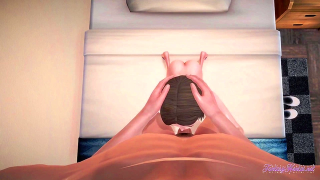 POV Samsung Girl Sam Gives Boobjob, Blowjob & fucked for 3D Hentai Creampie