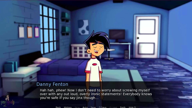 Goth Teen With Big Tits Seduces Danny Phantom for Steamy ASMR Anime Action