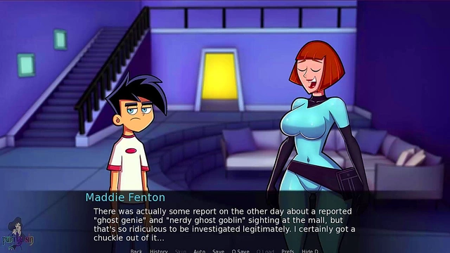 Goth Teen With Big Tits Seduces Danny Phantom for Steamy ASMR Anime Action