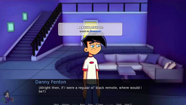 Goth Teen With Big Tits Seduces Danny Phantom for Steamy ASMR Anime Action