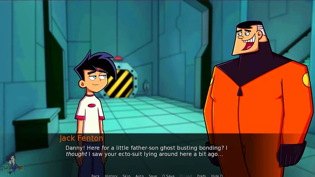 Goth Teen With Big Tits Seduces Danny Phantom for Steamy ASMR Anime Action