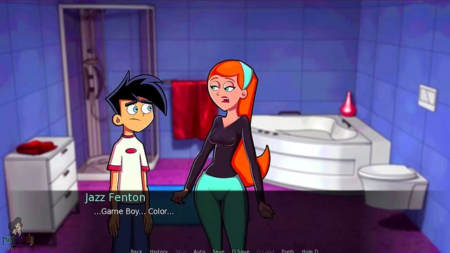 Goth Teen With Big Tits Seduces Danny Phantom for Steamy ASMR Anime Action