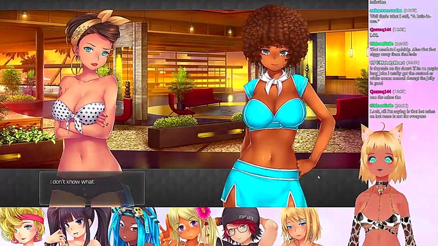 Lewd VTuber Neko’s Threesome Livestream – Big Tits & Small Tits Lesbian Fun