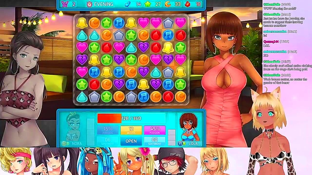 Lewd VTuber Neko’s Threesome Livestream – Big Tits & Small Tits Lesbian Fun