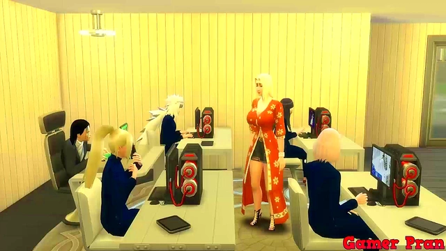 Madara Fucks His Employee Anally in Hardcore Naruto Hinata Cuckold Scene