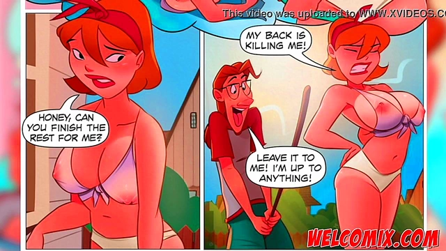 Naughty Anime Maid With Big Tits Welcomes You For Wet Backdoor Fun