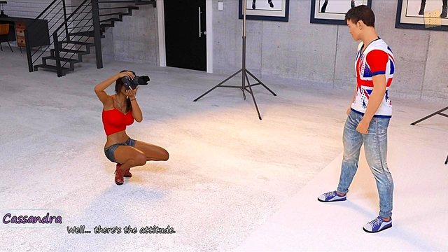 Cassie's Big Fake Tits Steal the Show in Erotic 3D Anime Photo Shoot