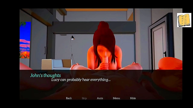 Redhead Cartoon Goddess Deepthroats for Intense Blowjob Bliss