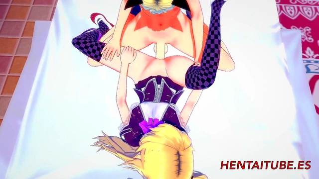 Fischl from Genshin Impact Enjoying Intense Blowjob & Pussy Fucking for Creampie