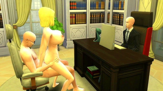 Beautiful Wife Cheats With Husband's Boss in Front of Cuckolded Spouse - Dragon Ball Hentai Anal Milf Action