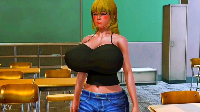 Dragon Maid Lucoa Bounces Huge Tits in Honey Select Anime Game Action