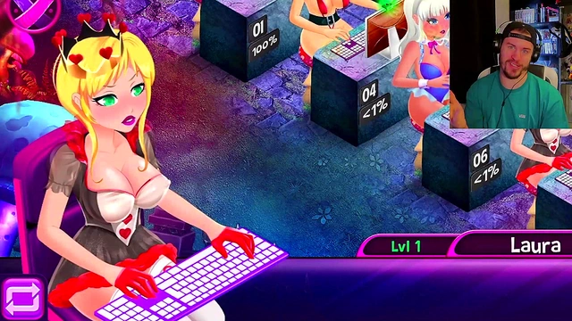 Alice In Wonderland Parody – Catgirl Fucks Doggy Style For Nutaku Orgasm