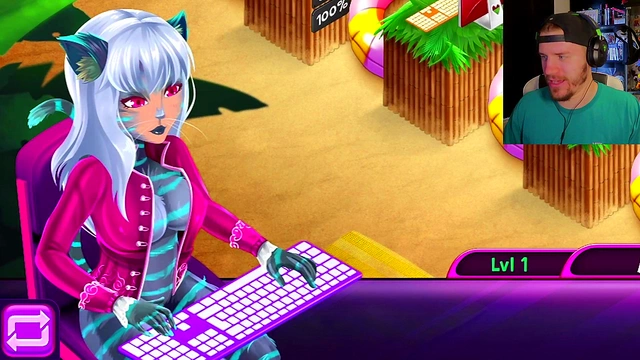 Alice In Wonderland Parody – Catgirl Fucks Doggy Style For Nutaku Orgasm