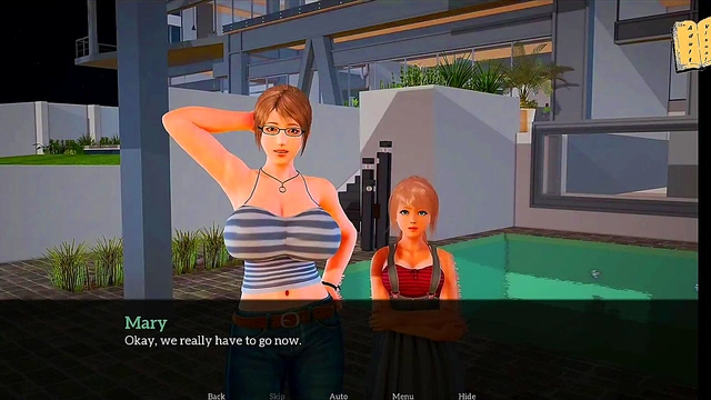 Teen Step-Sister Seduces Big-Ass MILF for Erotic Fun in My New Family Anime