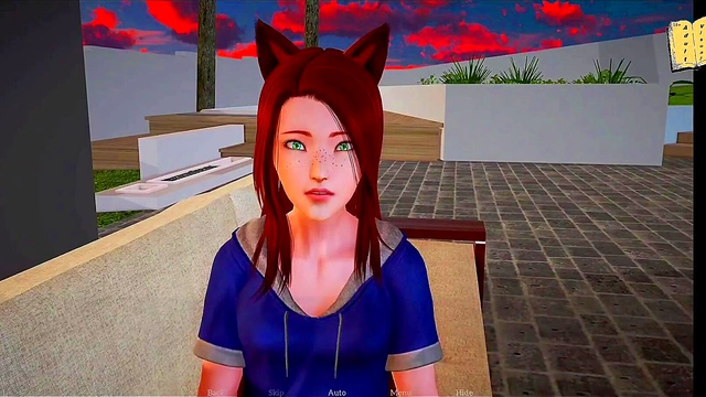 Teen Step-Sister Seduces Big-Ass MILF for Erotic Fun in My New Family Anime